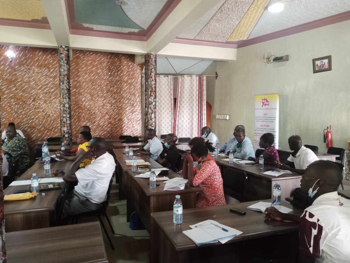 <a href="/refugeelawproj/">Refugee Law Project</a> engaging with teachers from Arua and Gulu as part of <a href="/EdjamNetwork/">Education, Justice and Memory Network (EDJAM)</a> Evaluation with teachers.