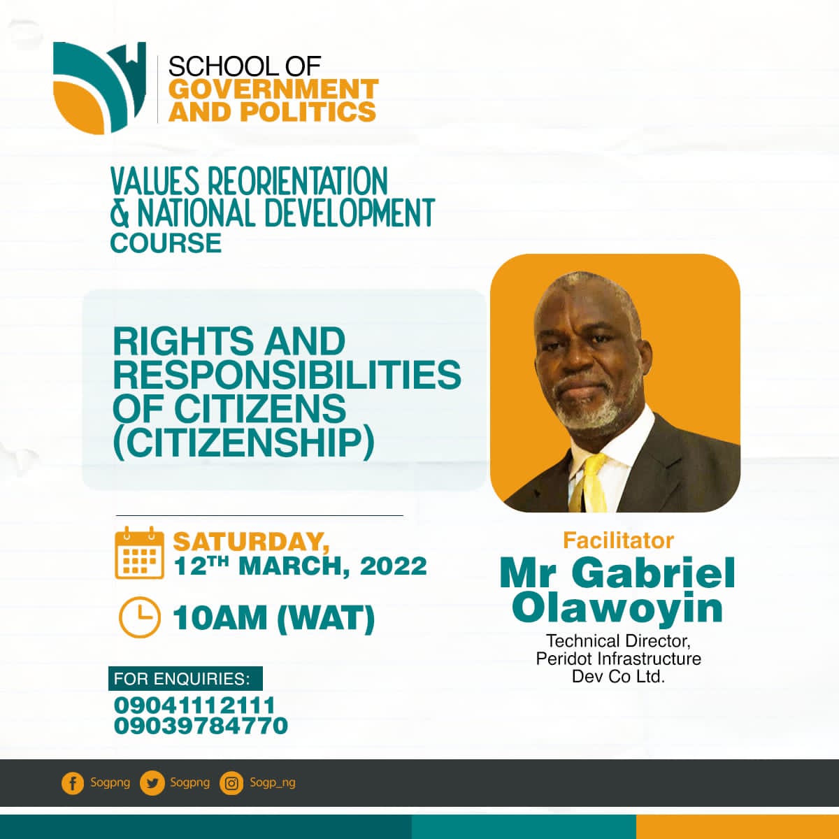 sogpng's tweet photo. Another values reorientation session of with our seasoned facilitator.
#sogp #valuesreorientation #nationaldevelooment #citizenship https://t.co/6UP4F30bjA