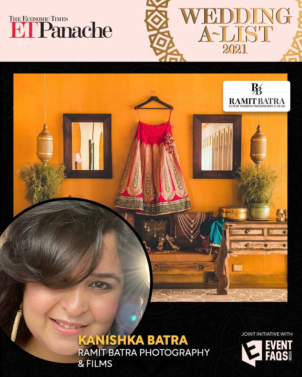 Ramit Batra Photography is part of the first ever ET Panache Wedding A~List in association with EVENTFAQS featuring the movers &amp; shakers of US $50 billion Indian wedding industry. To know more, write to priya@eventfaqs.com