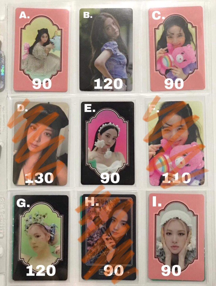 JAEWINSC4RT's tweet photo. wts lfb blackpink pcs onhand ph

— see pics for available pcs with their prices
— prio those who will get 3 or more pcs
— pf not included (15 pesos with tl, 10 pesos for bwrap and carton)
— good condition

Reply "mine + letter" or dm me to claim

Dop: payo
Mop: gcash
Mod: ggx https://t.co/1EhZg4LK2r