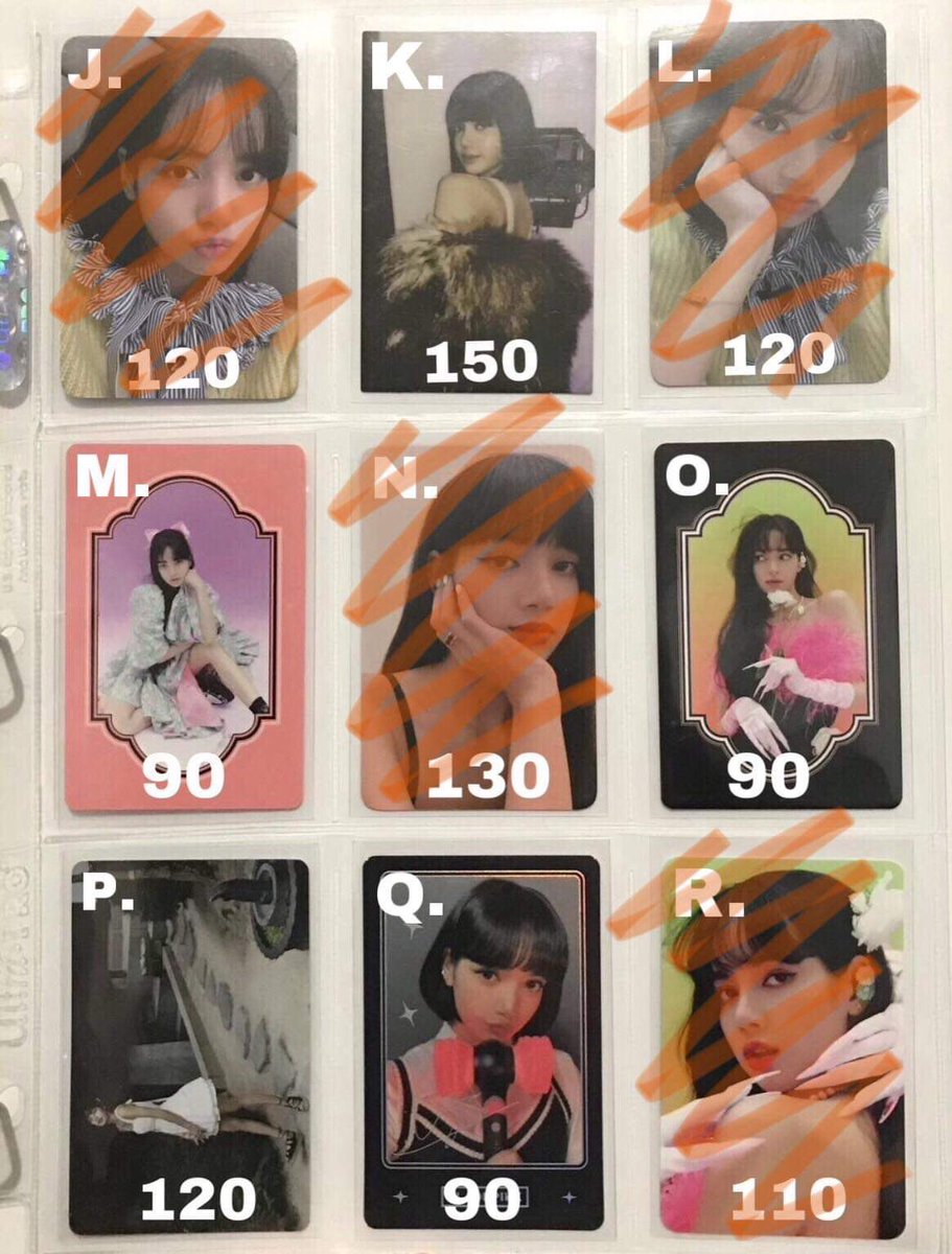 JAEWINSC4RT's tweet photo. wts lfb blackpink pcs onhand ph

— see pics for available pcs with their prices
— prio those who will get 3 or more pcs
— pf not included (15 pesos with tl, 10 pesos for bwrap and carton)
— good condition

Reply "mine + letter" or dm me to claim

Dop: payo
Mop: gcash
Mod: ggx https://t.co/1EhZg4LK2r