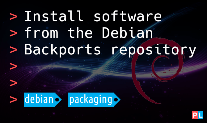 pragmaticlinux's tweet photo. The Debian Backports repository enables you to install newer software, planned for the next Debian Stable release, on your current Debian Stable system. This article explains how this works: https://t.co/uwN6ynRsIr #linux #debian https://t.co/Vn0MWBCvWH