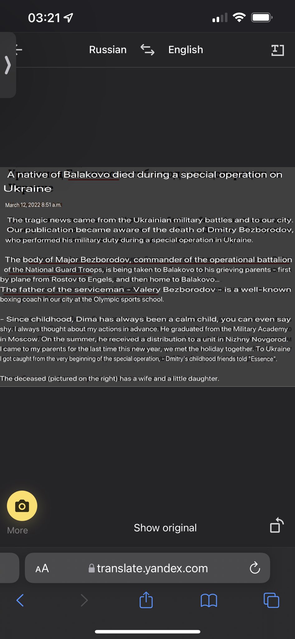 OSINTdefender on Twitter "Translation…