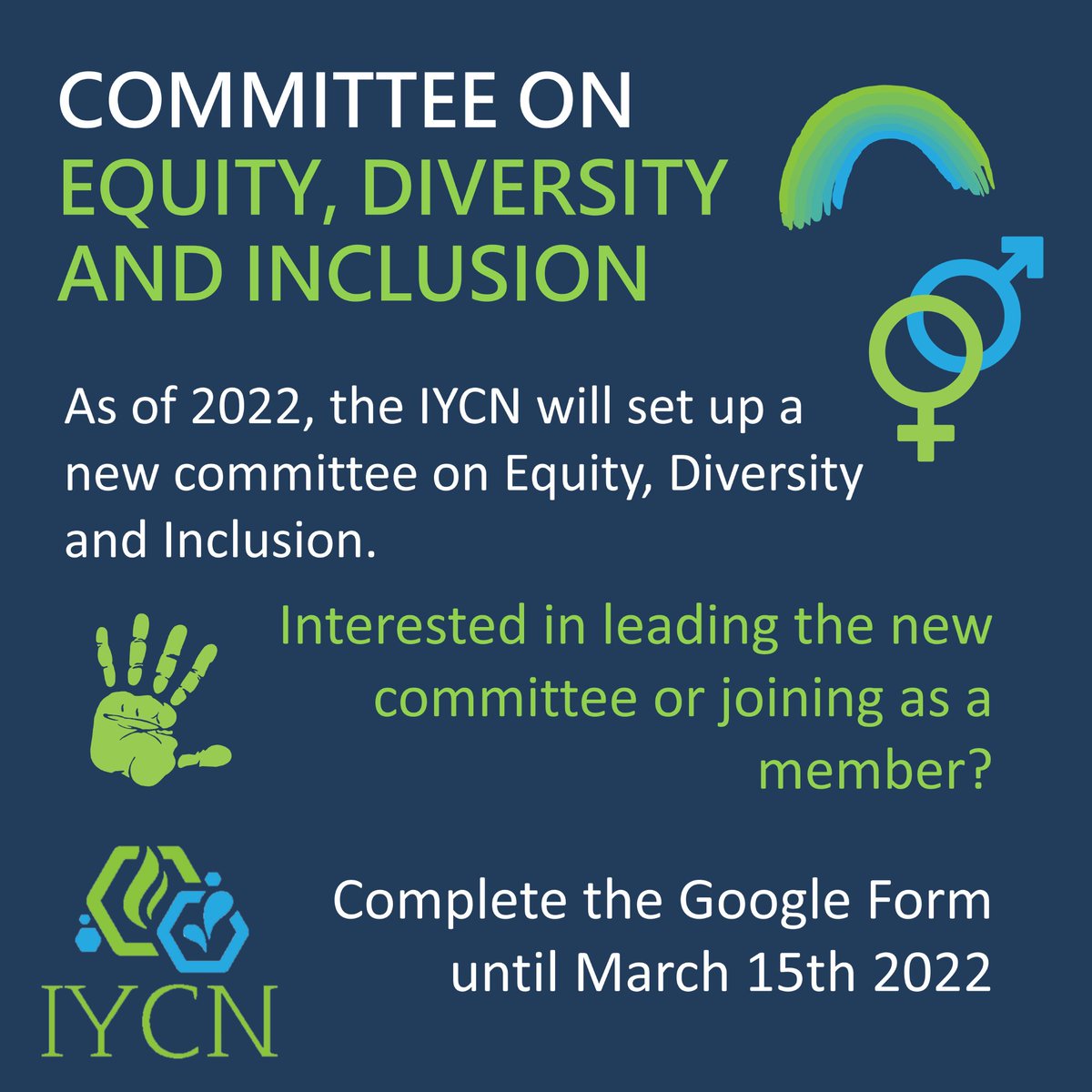 IntlYoungerChem's tweet photo. Are you an early-career chemist interested in Science for Policy or Equity, Diversity and Inclusion? You can still apply to become part part of one of our new committees. 📅15 March 2022.📣📣 Complete the form here:
Policy: https://t.co/BzOollEILP
EDI: https://t.co/ts0M8TCeK0 https://t.co/khaTWTjq3I