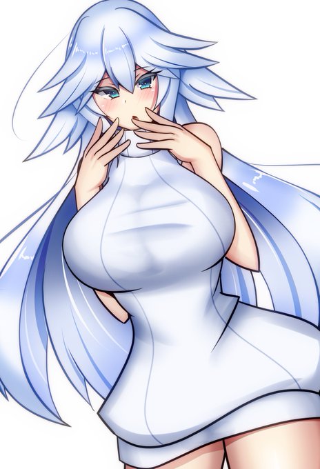 白雪さんを描きました。
「おはようございま…ってどこを見てるんですか!」 