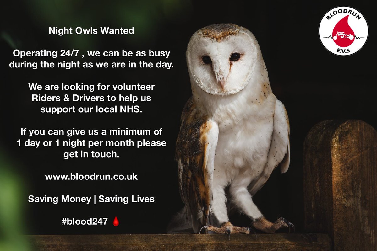 Please can we share far &amp; wide , we need more than money to help us support <a href="/NTeesHpoolNHSFT/">North Tees and Hartlepool NHS Foundation Trust</a> &amp; <a href="/SouthTees/">South Tees Hospitals</a> we need people volunteers 24/7 please visit bloodrun.co.uk/#JoinUs to find our more. Thank you #blood247 🩸