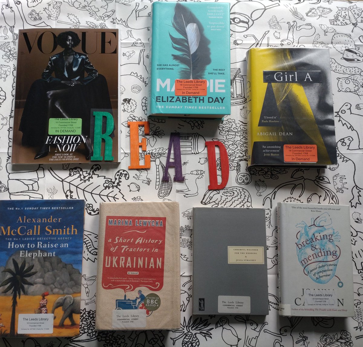 _AnnaBlight's tweet photo. My fantastic books borrowed from @theleedslibrary 
Use your libraries. As well as all the books, knowledge, magazines, dvds, CDs &amp; fabulous staff, they're a peaceful haven to sit and be still for a while.
#LibraryUser #Books #IAmAReader https://t.co/ZFVVdxAEsw