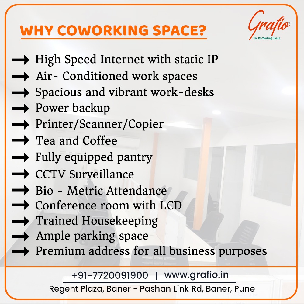Grafio5's tweet photo. 🌟CoWorking Space is Important...!!

🎀The Best Way to Work is to Co-work.

👉For More Details,
Contact- 7720091900
🌐Visit Our Website- 
https://t.co/Or4f0JW4kK

#grafiocoworkingspace #business #startup #cowork #startupbusiness #community #virtualoffice #community #entrepreneur https://t.co/G4WnA8SPBF