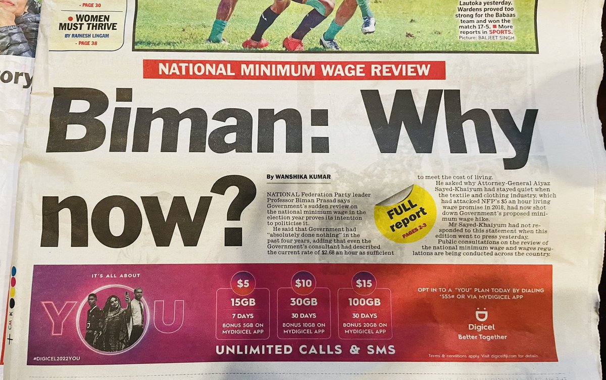 Review should have been done 4 years ago. Why now? ... #FijiElections2022