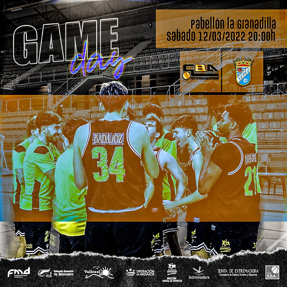 EDVGuadalupe's tweet photo. ⛹️🏠 GAMEDAY 

🏅JUNTOS TRIUNFAMOS

 🟨 No te pierdas EL MEJOR BALONCESTO DE LA CIUDAD

🆚 Xerez Club Deportivo (@baloncestoxerezcd_oficial )
🏆Liga EBA
📅12/03
🕐 20:00
🏟️ Pabellón de La Granadilla
📌 Badajoz https://t.co/IZgrNtlryX