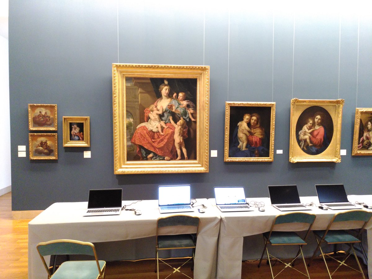 Lyoko6's tweet photo. On est prêt !!! Le cadre est incroyable !!! La documentation riche !! Le sujet passionnant !! Ça va être un super weekend !!! @beauxarts_nancy #WikiWeekend #lorrainesanspages @Wikipedia_fr @lessanspagEs #womenInCulture https://t.co/l0KJdAcAnv