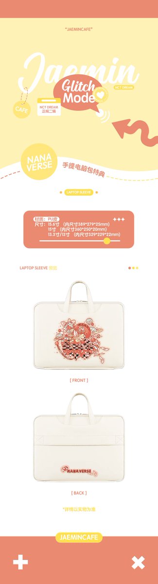 fluffydreamGO's tweet photo. [🇲🇾MY GO] #fluffydreamGO

JAEMINBAR GLITCH MODE LAPTOP BAG EDITION GOODS

RM80/set (first payment)
deadline: 27.03.2022, 12:00pm

dm to order, more details + previews in thread! https://t.co/9g5BRFSI6L