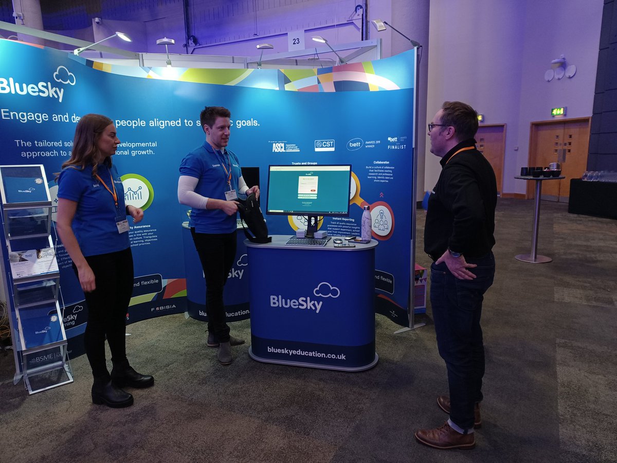 Delighted to be able to catch up with fellow ASCL Premier Partners. It's always good to chat with @BlueSkyMatters