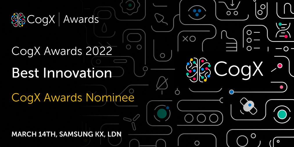 We're delighted to announce that Totum Tech has been nominated for the CogX Awards 2022 for Best Innovation, category IoT and Sensors.
We thank <a href="/CogX_Festival/">CogX Festival</a>  for this recognition.
Winners will be announced on March 14th in London UK.
Let's all cross our fingers!