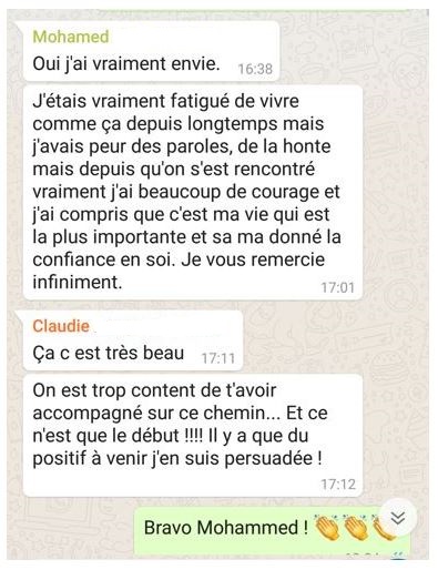 content de t avoir rencontrée
