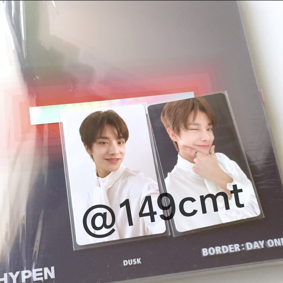 149cmt's tweet photo. ✨ พร้อมส่ง
💗 อัลบั้มเต็ม day one DUSK
💗 ของครบ การ์ดเจค2ใบ (*ใบขวามีตำหนิตามภาพ2)
🌷 650 บาท
📦 ค่าจัดส่ง 50/70
💌 สนใจสั่งซื้อ dm

#ตลาดนัดENHYPEN #ตลาดนัดเอนไฮเพน https://t.co/WhM6MdtiUu