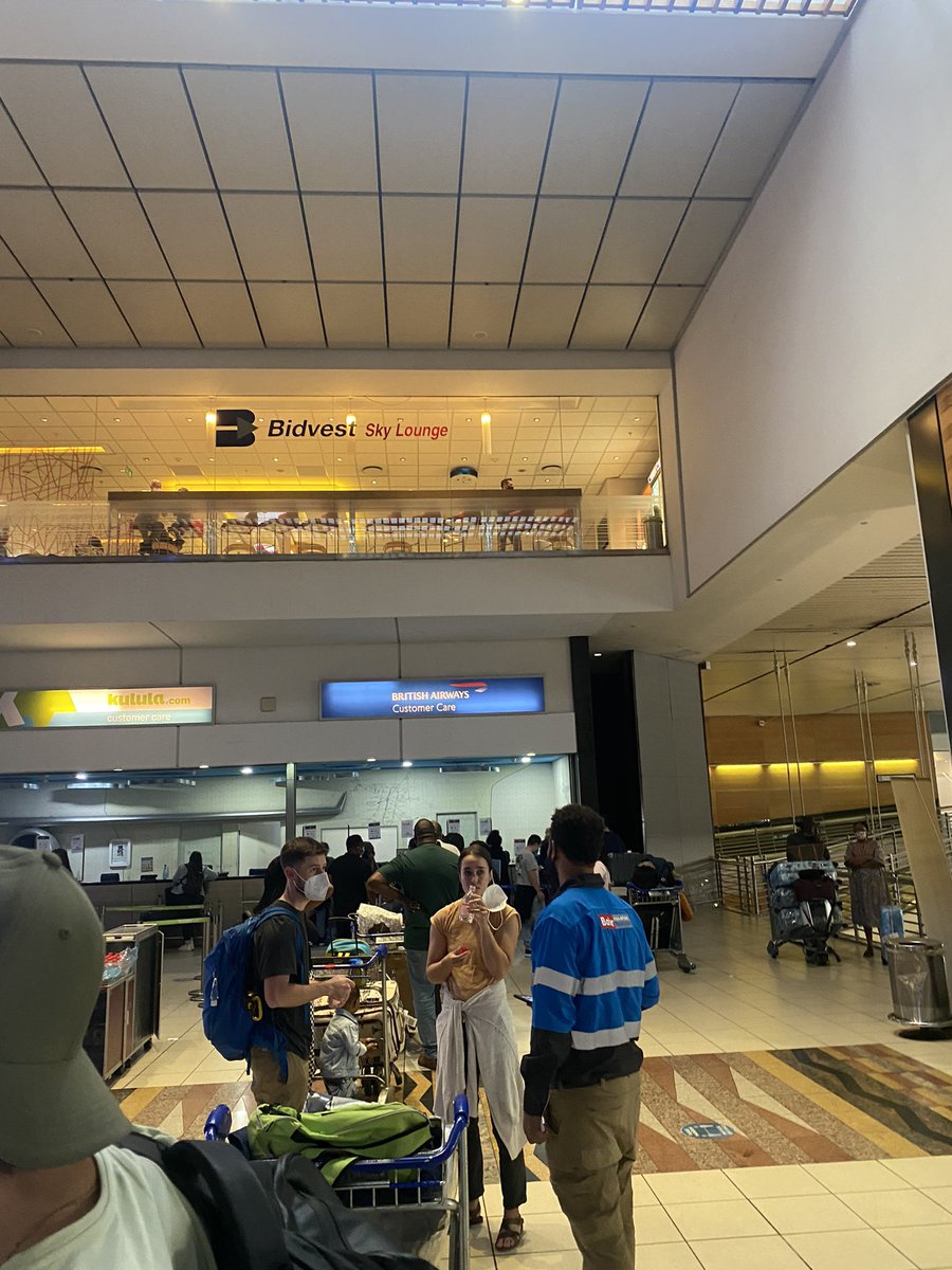 keelseygee's tweet photo. Flight cancellation today  in Johannesburg, almost 12 hours and thousands of dollars WASTED.

Three weeks ago, Geneva:
10 hour delay, bags lost AND damaged.

What’s the common thread here?
#BritishAirways https://t.co/x2ZbBA594M