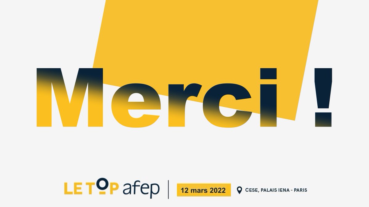 Le Top Afep 2022, c’est déjà fini… 

Encore merci à tous les dirigeants de grands groupes, dirigeants de PME/ETI, à nos partenaires, et à nos prestataires : c’était une très belle édition ! 

➡️ On se donne rendez-vous en 2023 ?! 😉👋

📍 <a href="/lecese/">CESE</a> 
 💻 <a href="/MediactiveEvent/">Mediactive Events</a>
#LeTopAfep