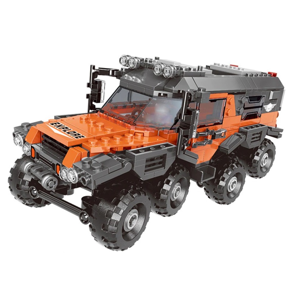 Building Blocks Mechanical off-road Pull back 8 wheeled Truck bricks toy of Kids
ebay.com/itm/1649405935…
