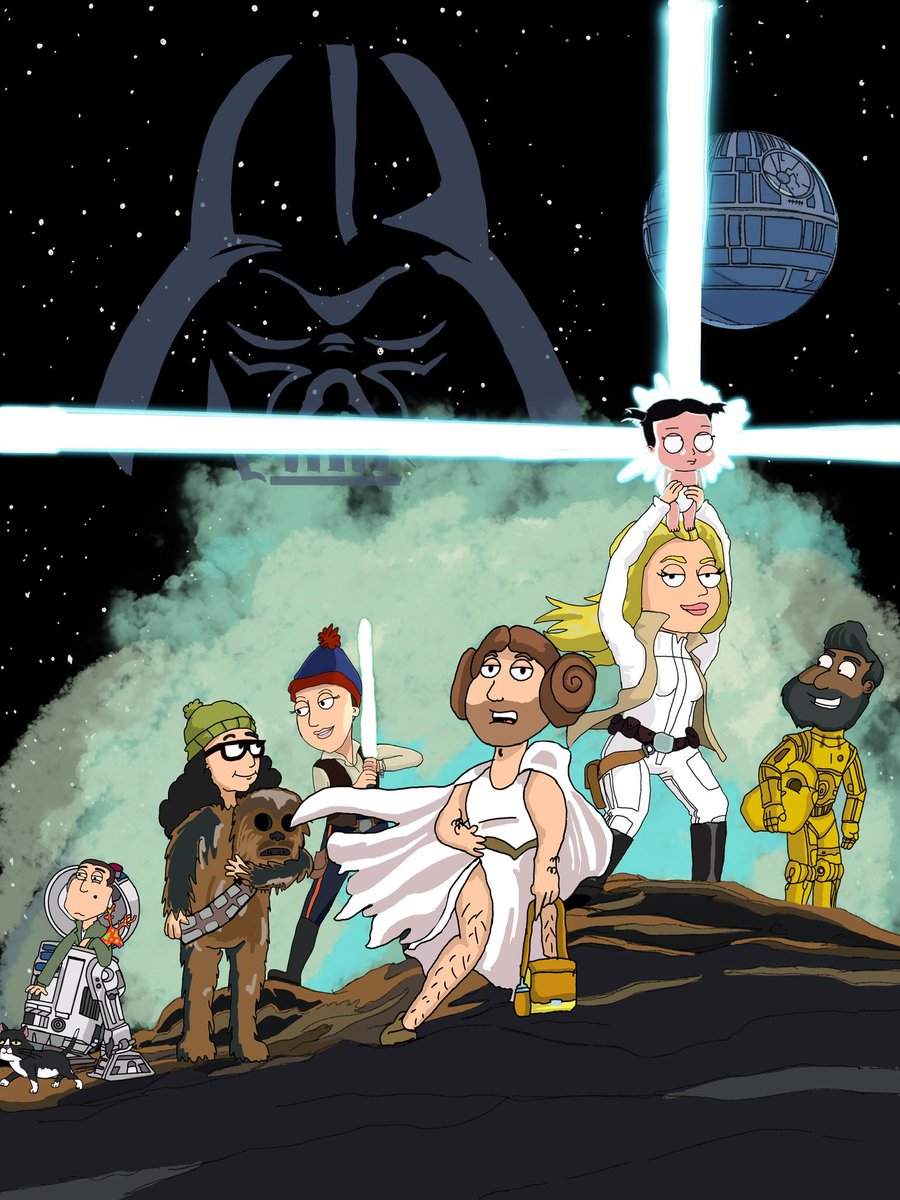 ❤️ this! The Graduettes characters captured by @SitDownDad as Star Wars characters for <a href="/tellytoons/">Telly Toons</a> 

<a href="/JenMcErlane/">Jennifer McErlane</a> <a href="/NealRoxburgh/">Neal Roxburgh</a> <a href="/AttaYaqub/">Atta Yaqub</a> @ashleystorrie