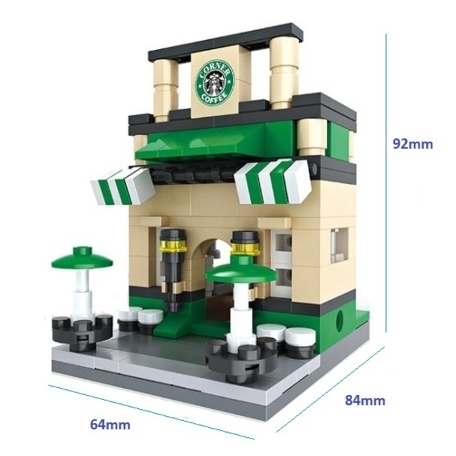 Building Blocks Mini Street Coffee shop bricks making 189 pcs toy for kids
ebay.com/itm/1651266971…