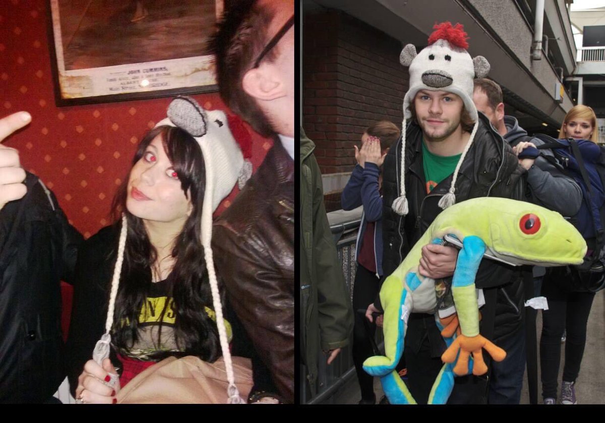 MeggieO_C's tweet photo. 9 years since I gave you this hat in Cork and had to have one myself.
Now it’s come to Birmingham.
Roll on tonight @JayMcGuiness 🤗🥳🕺🏼🐵 https://t.co/CExTGl8G1F