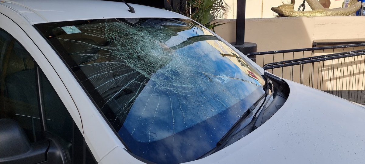 AdvOverwatch's tweet photo. Where you in or near #Portstewart promenade last night / late this morning (12/03/22) between 2am and 2.30am? 

Unfortunately a customer had a vehicle windscreen damaged with a brick 🤬 this was thrown along with many other projectiles across a main road. PM with any information https://t.co/gwr9AxD2Ht
