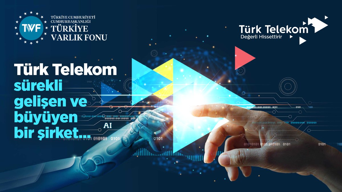 Türk Telekom
Türk Telekom sürekli gelişen ve büyüyen bir şirket...
▪ 2020'de %19,6 büyüme oranı ile 28,3 milyar TL gelir 
▪ Kârlılıkt 2020'deöncekiyılagöre %32 artış
▪ Net kâr 3,2 milyarTL 
▪ 2021 gelirlerindeöncekiyılakıyasla %21,2 artış
▪ Netkâr%81,3 artışlar 5,8 milyar TL