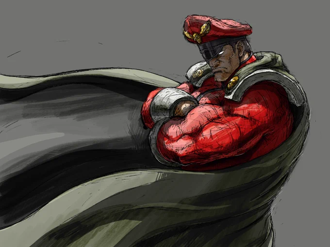 以前描いたベガをちょっとだけ手直ししました。

#格ゲーキャラ描こうぜ 
