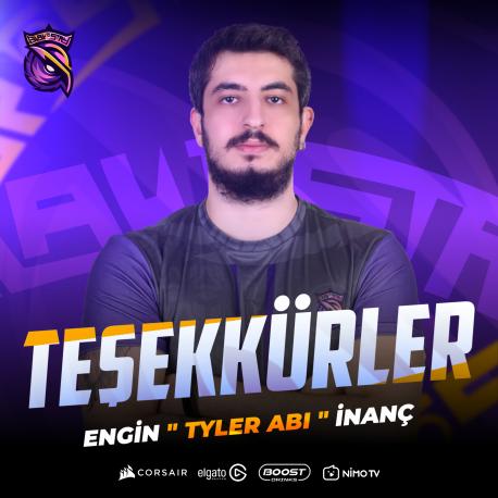 🔹Bugün PUBG Mobile takımımız Analist'i Engin "Tyler" İnanç'a veda ediyoruz. 

S2G ailesine yaptığı katkılar için teşekkür eder, kariyerinde başarılar dileriz. 💜

#S2GWin