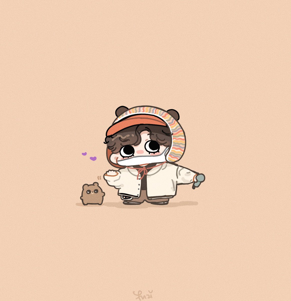 「👋🧸
#V #btsfanart 」|yuziのイラスト