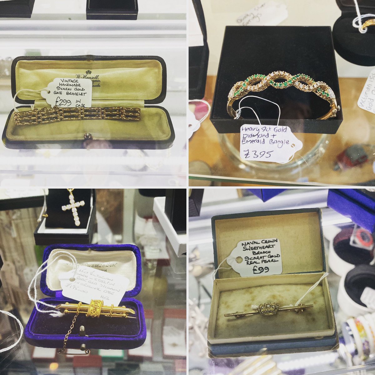 We have beautiful antique jewellery from many dealers to suit all budgets. #antiquejewellery #gold #silver #diamonds #ruby #oldjewelry #victorianjewelry #vintagejewelry #astraantiquescentre #hemswell #lincolnshire