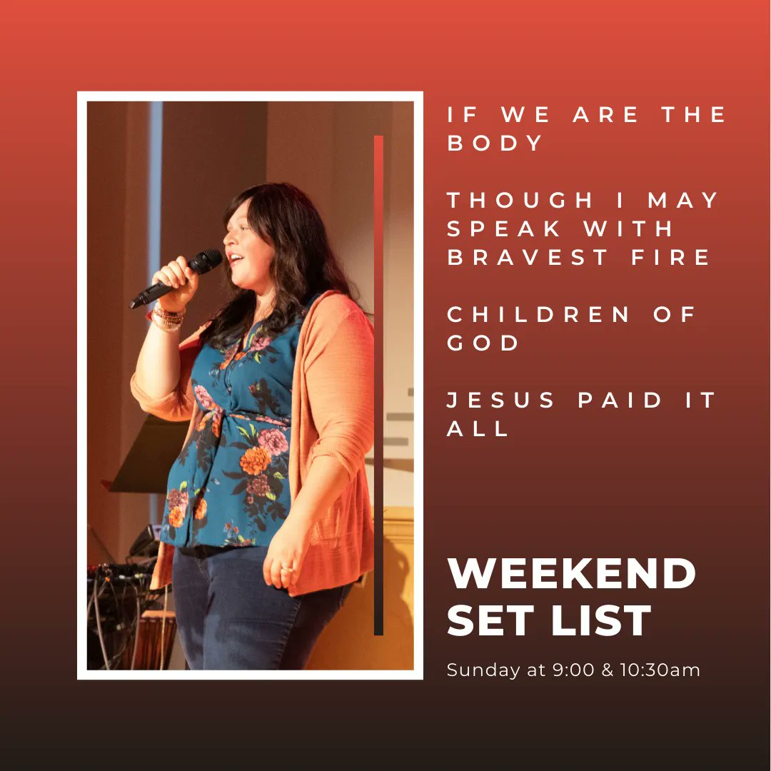 victoryfranklin's tweet photo. #weekendsetlist
See you Sunday! https://t.co/yt12r9G818