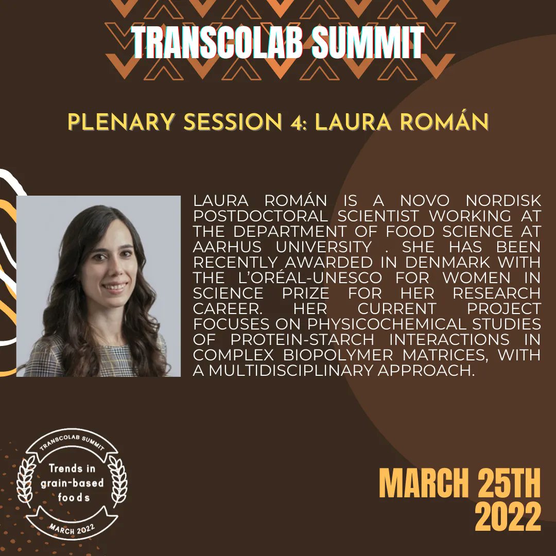 biochemcore's tweet photo. Trends in grain-based foods

Plenary session 4: Laura Román
Selecting climate robust protein crops: blue lupin https://t.co/jpwrrnfwVM