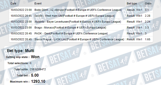 Tr_Betsat's tweet photo. #Betsat kazandırmaya tüm hızıyla devam ediyor. ⚽💸

5 TL #bahis alarak 258.62 #oran ile 1,293.10 TL #kazanç elde eden kullanıcımızı tebrik ederiz. 🎉

 https://t.co/EJfstKQKAr https://t.co/ulgcZqMa3a