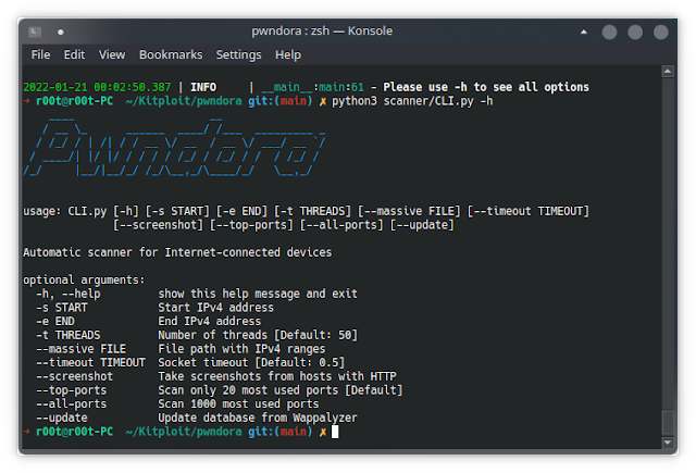 Hakin9's tweet image. Pwndora is a massive and fast IPv4 address range scanner, integrated with multi-threading. hakin9.org/pwndora-massiv…

#infosec #cybersecurity #redteam #pentest #pentesting  #hacking #hackers #coding #opensource #osint #IoT #smartdevices #internet