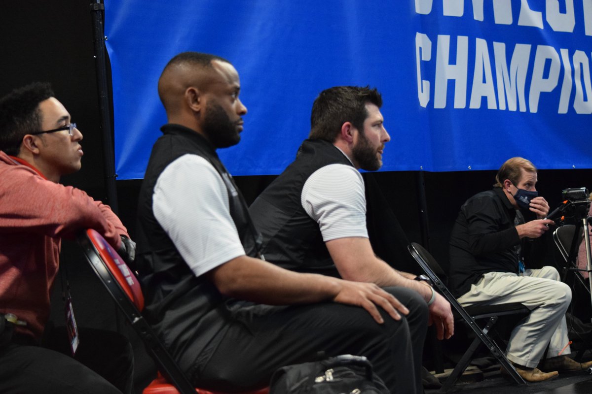 NewberryWrstle's tweet photo. As we get ready for Session III, we want to give a shoutout and say Happy National Athletic Trainers Month to our third man in the corner, Cailen Andrews!

#NATM2022 https://t.co/K8jawJdiyD