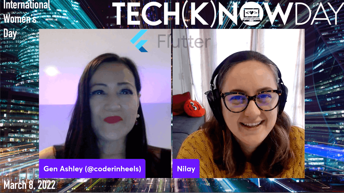 coderinheels's tweet photo. Had a quick catch up with @nlycskn, Program Manager at @FlutterDev during @TECHKNOWDay on #InternationalWomensDay.
Catch up on our conversation here >> https://t.co/0whDsseLNv
#womenintech #techknowday #iwd2022 #flutter #flutterdev https://t.co/ECYvVSUdIY
