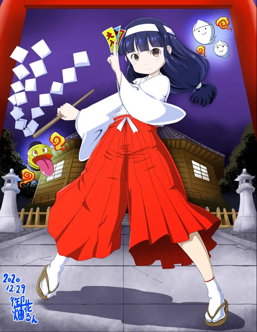 #見た人も無言で黒髪美少女貼れ 