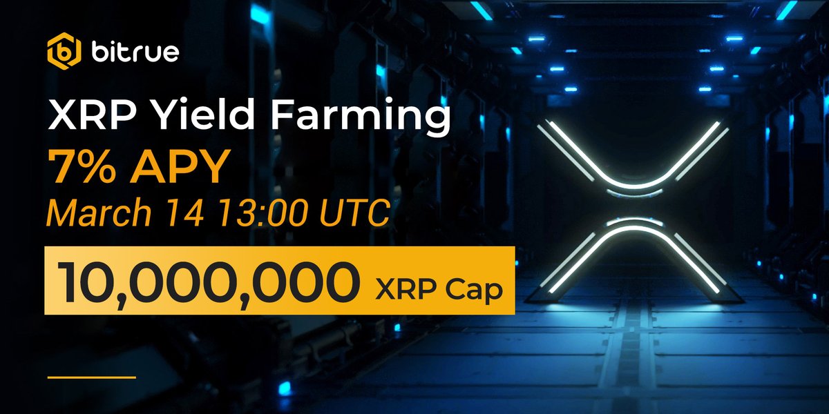 If you're topping up your $XRP bags and want to put the coins to good use, then you can earn $BTR with them at ~7% APY starting March 14 at 13:00 UTC with #YieldFarming on Bitrue!

Take a look at all the pools here: bitrue.com/yield-farming/