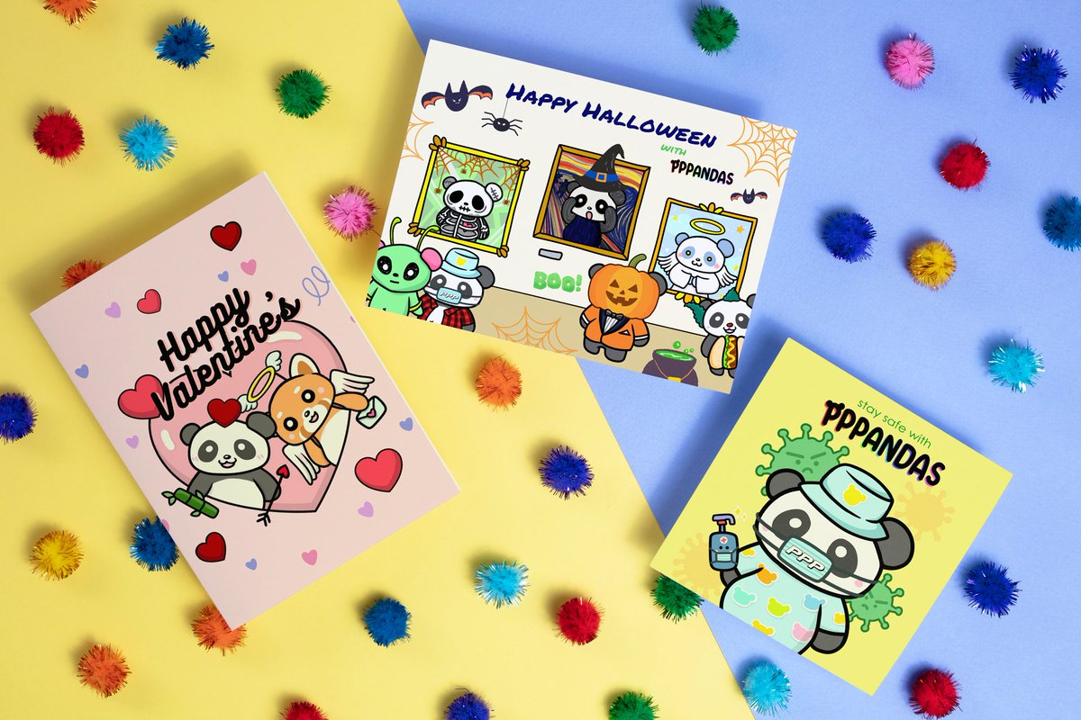 PppPeep's tweet photo. Greeting cards, anyone? 💘@PPPandasNFT https://t.co/KZ3yPFtMKf
