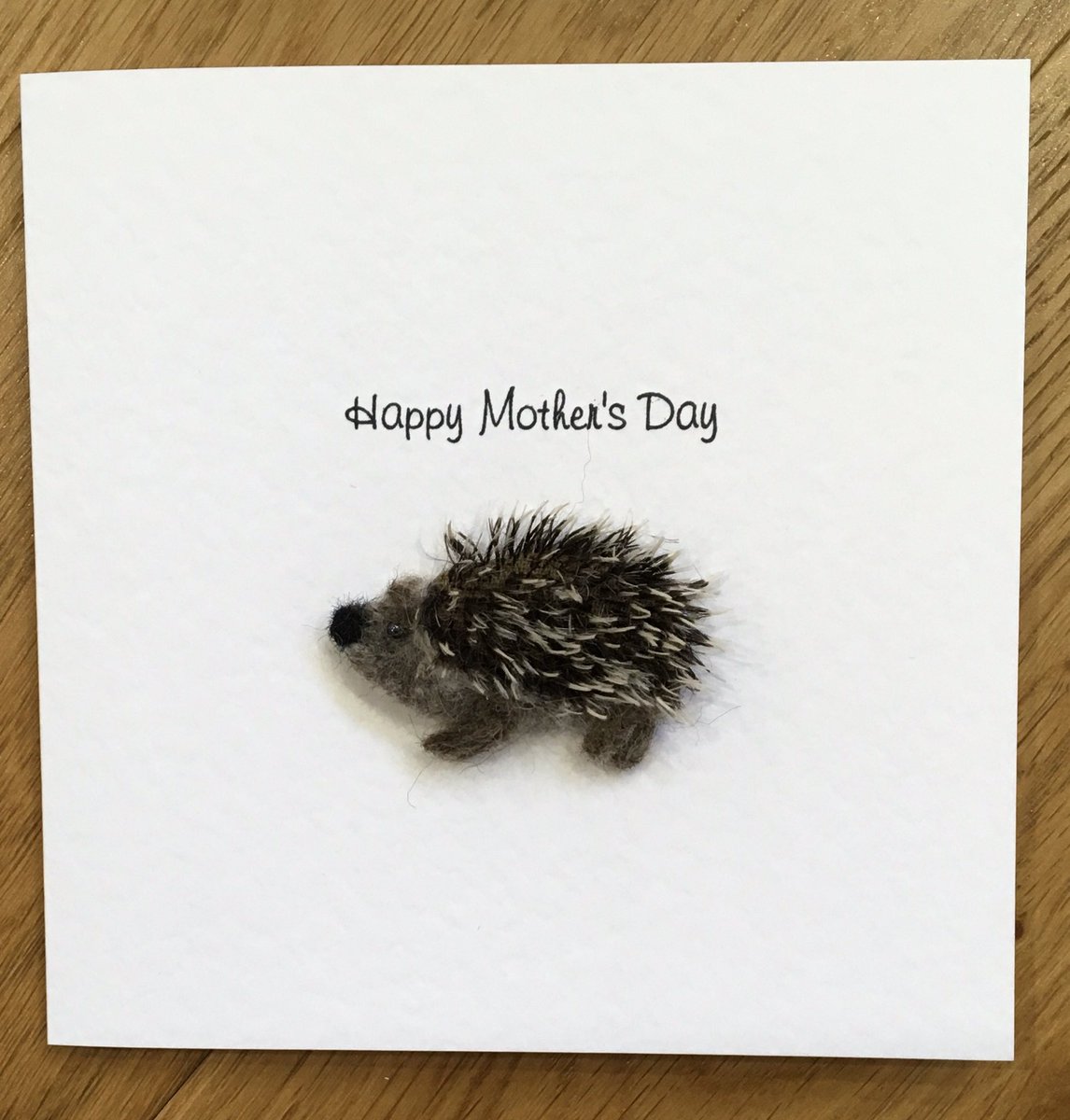 LoobyFelts's tweet photo. Hedgehog fun #MothersDay greetings card. Handmade needle felted with pure wool and Hedgehog hair Material: 100% Mohair
Produced by: Steiff Schulte. Only one available in my #etsyshop
https://t.co/R2ZFq6DMS6 https://t.co/9QXk1cWADB