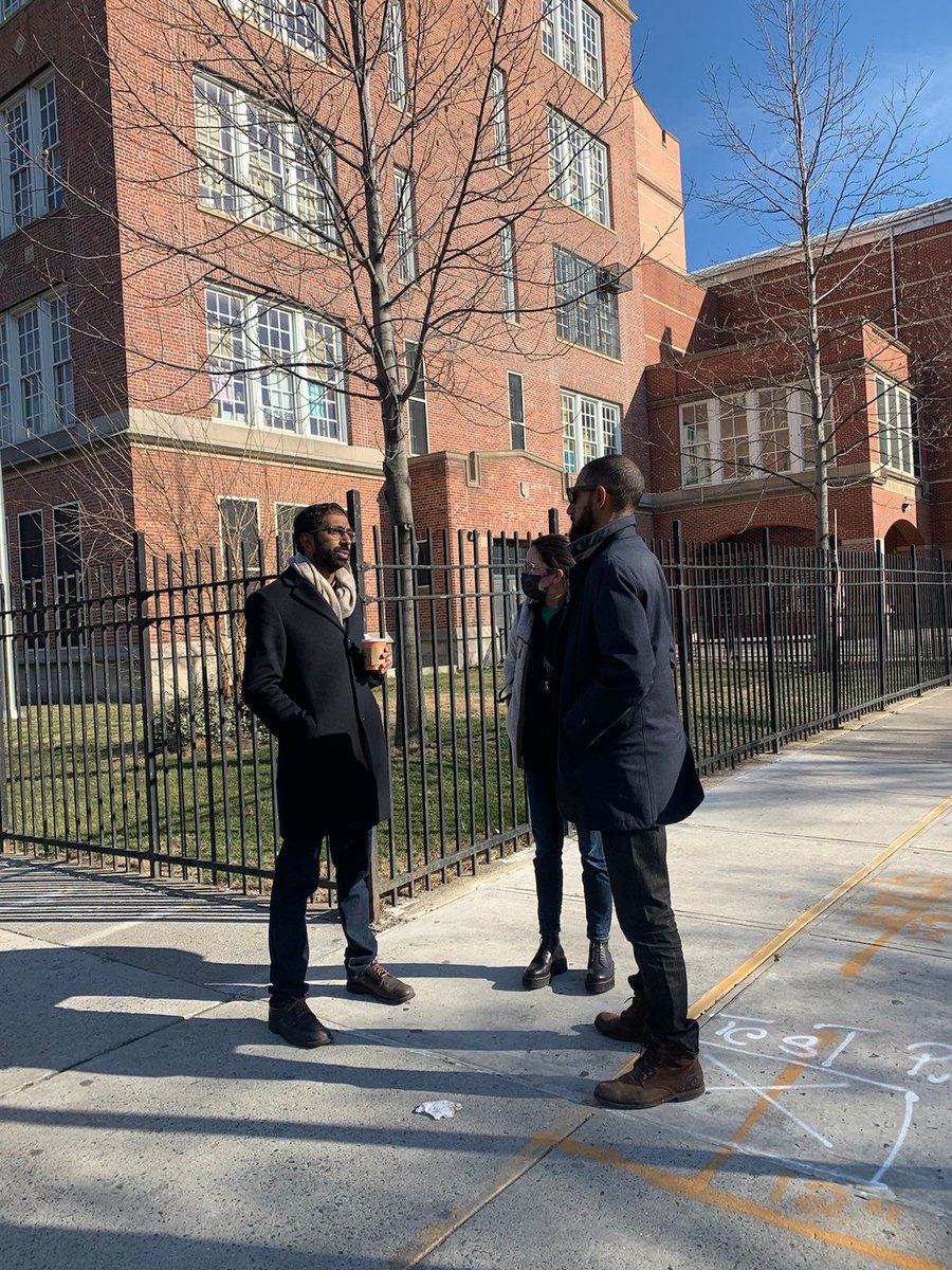 CMShekarK's tweet photo. Yesterday we walked through the district with Queens @NYC_DOT Commissioner Garcia and her team. From school crossings, to dangerous intersections and potholes, we pointed out concrete ways to make our community’s streets safer for pedestrians. It’s an urgent issue across our city https://t.co/pJa7Qw3Ym1
