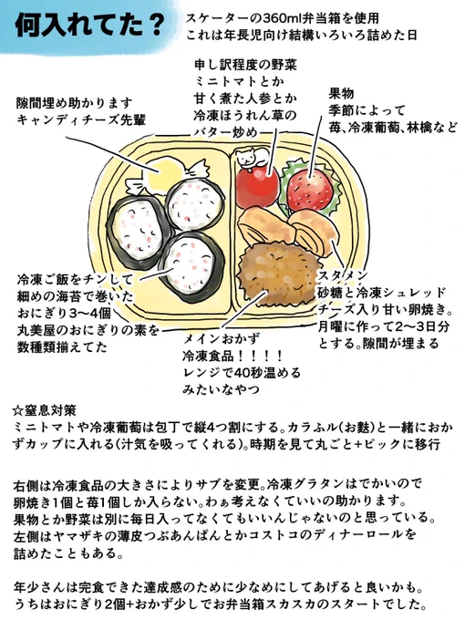3年間幼稚園児のお弁当をこんなかんじで作ってたよまとめ 
