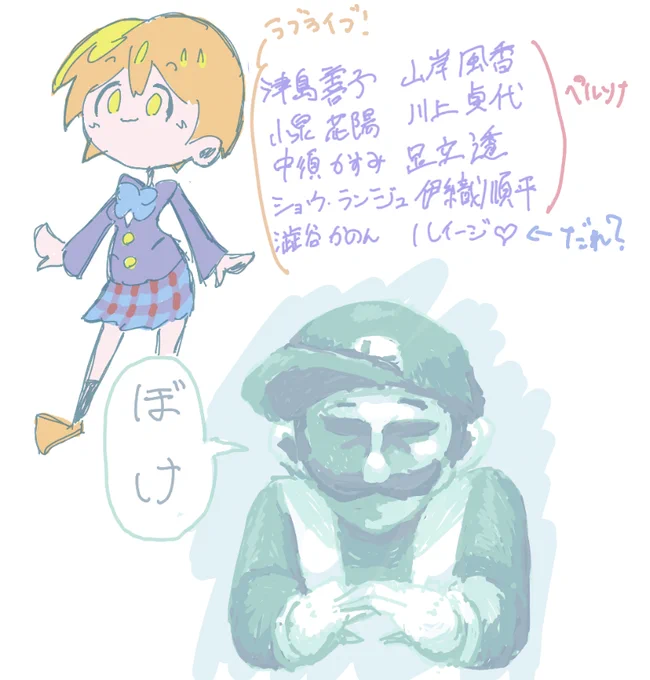絵茶をした 