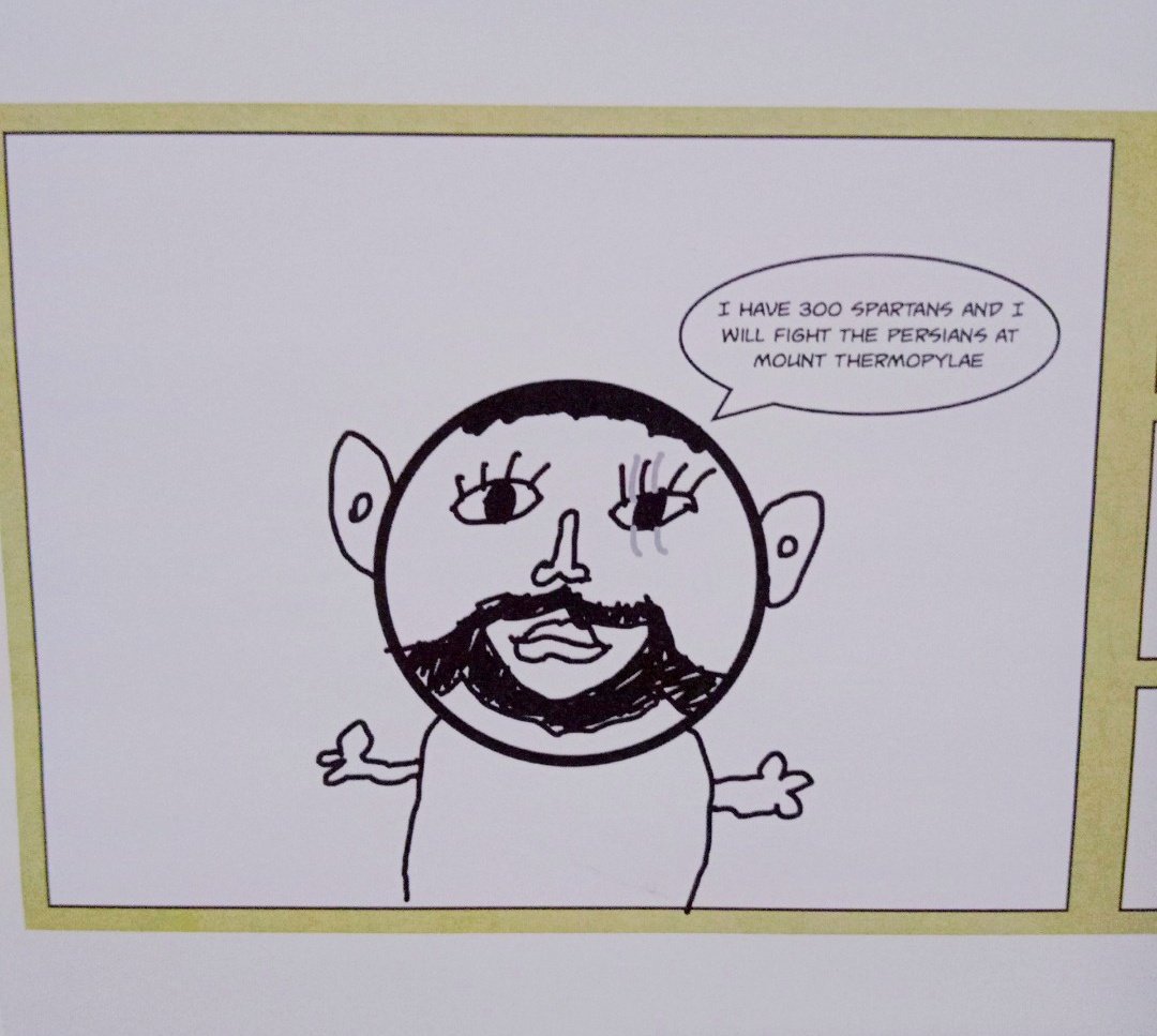 HISYear6's tweet photo. Best of: The Persian War™
Look at some promising future cartoonists here from the kids' task for the IPC unit of The Great, The Bold & The Brave where they're creating a storyboard or a comic strip about the Persian War under the Ancient Greeks history lesson. #HISLearning https://t.co/xWgXmSLuOa