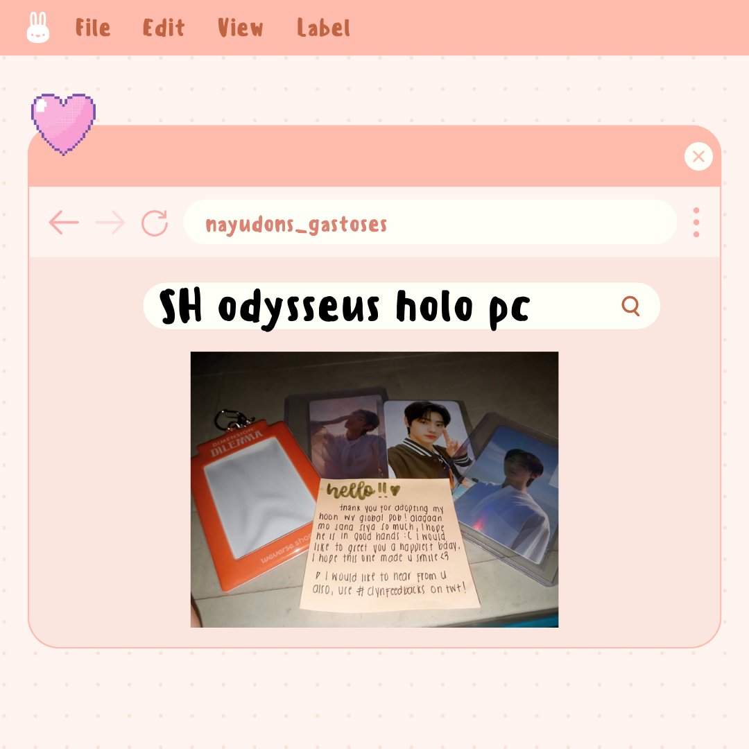 nayudons_basket's tweet photo. our resident lodicakes, lodibabes, and ace is finally a HOON PC haverrr!!!  tysm @woniesfavcart for the patience sa aking pangungulit and daming questions!! ^^ They arrived safe and well naman daw, and she's very happy w it! So yayy!! <33

#clynfeedbacks #nayudons_gastoses https://t.co/37r9ldFSY8