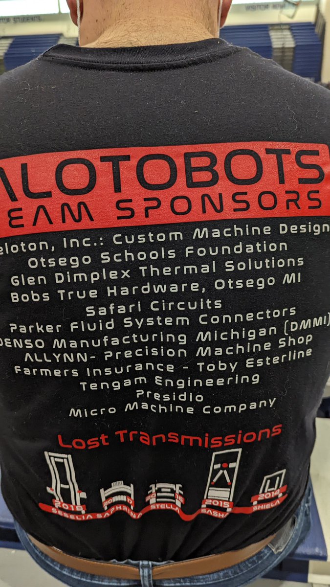 MrBadiner's tweet photo. All right @OtsegoSchools #Alotobots. Starting day two at the @glbluedevils @FIRSTweets competition ranked #4! You got this!

Also, a "way to go" shout out to the home team #TwistedDevils! https://t.co/uI7YhfDUIy