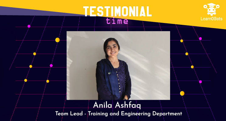 learnobots's tweet photo. Team Lead - Training and Engineering Department, Anila Ashfaq shares her thoughts on working with LearnOBots.
.
.
.
.
.
#LearnOBots #Pakistan #Future #Teaching #Skills #21stCenturyEducation #21stCenturySkills #Science #Technology #Engineering #Mathematics #Innovation #Programming https://t.co/sG8V1eVf4G