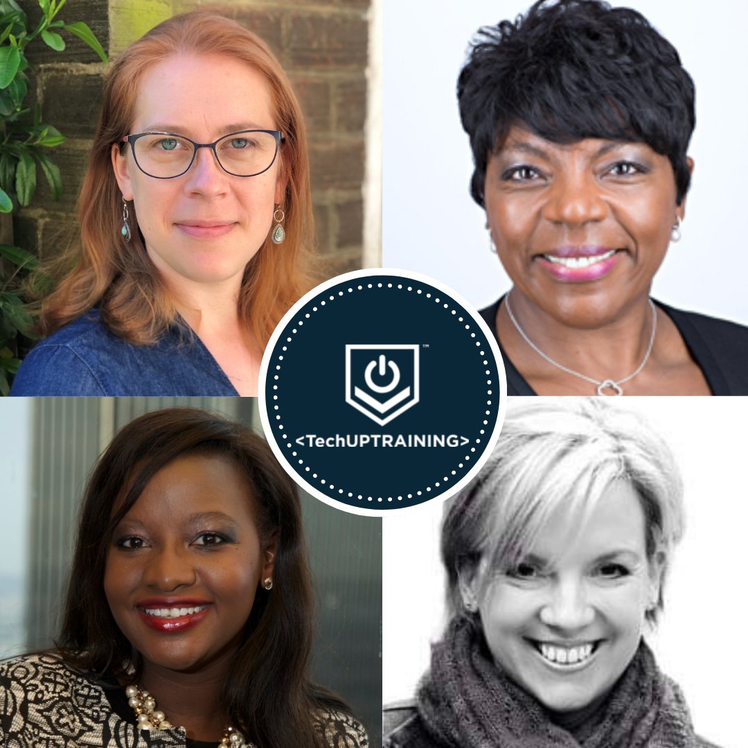 TechUPWomen's tweet photo. Really helpful, practical insights from our #InterviewTips panel at the #TechUP Celebration Event for the #SkillsBootcamp in #DataEngineering. Thank you to our panelists, @dmsenterprise @CynthiaDavis77 @TheChangeAgenda &amp; Sarah Dempsey. @Dr_Black @IoCoding @durham_uni #TechUPData https://t.co/BUWBCwy1hC